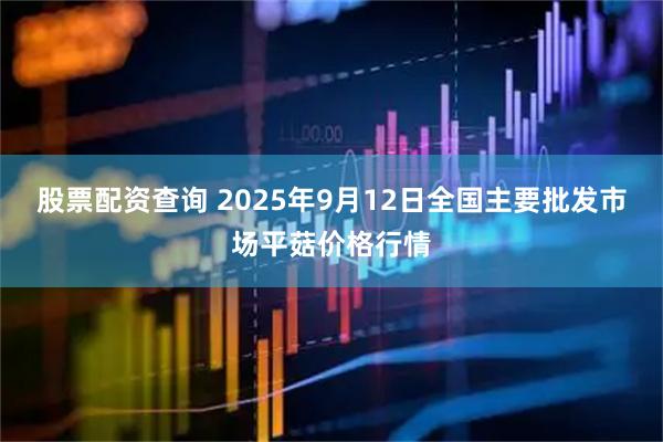 股票配资查询 2025年9月12日全国主要批发市场平菇价格行情
